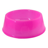 Pote Ração Água Comida Pet - Tam M - 750ml - Lilopety Cor Rosa