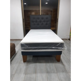 Cama Europea 1.5 Plz  Colchon Cic Ortopedico (base,respaldo)