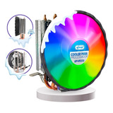 Cooler Processador Rgb Intel 1150 1151 1155 1200 Amd Am4 Am5