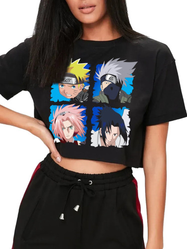 Playera Crop Top Naruto-12