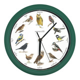 Reloj De Pared Con Sonidos Reales De Aves Starlyf Birdsong