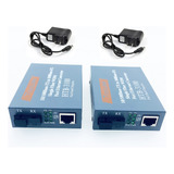 1 Pair 20 Km A/b Giga Fiber Optic Media Converter 100 Mbps