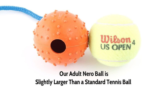 The Nero Ball Classic Tm - Pelota K-9 Con Cuerda De Recompen