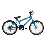 Bicicleta  De Passeio Infantil Athor Bikes Evolution 2020 Aro 20 Único 1v Freios V-brakes Cor Azul Com Descanso Lateral