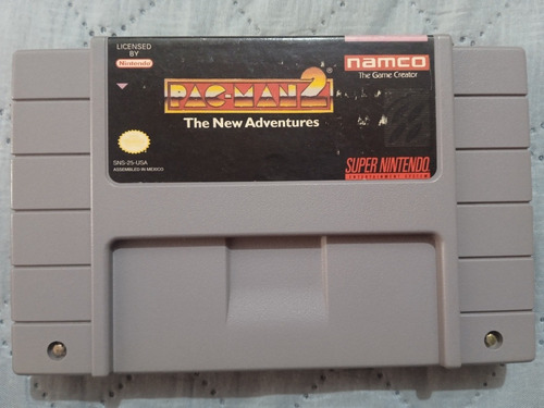 Pacman 2 Pac-man 2 The New Adventures Original Nintendo Snes