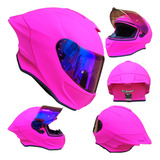 Casco Para Moto Rosa Mujer Barbie Deportivo Xtrong Ece 