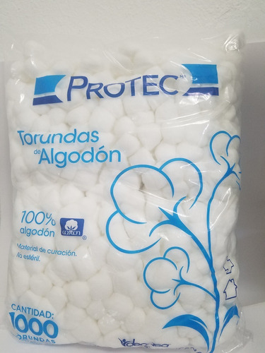 21600 - 2 Paq Torunda De Algodón 500 Gramos Marca Protec
