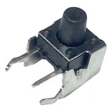 50 Unidades Boton Pulsador Tact Switch 90° 6 X 6 X 7,3mm