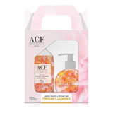 Set Acf Petals Fresias Y Jazmines Jabon Liquido + Shower Gel