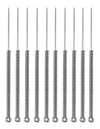 10 Uds Agujas Punta Fina - Repuesto Plasmapen - Cauterizador