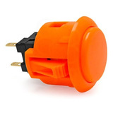 Botón Sanwa Obsf-24 Naranja Original