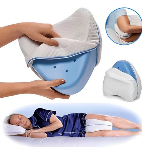 Almohada Ortopedica Ergonomica Piernas Rodillas Memory Foam