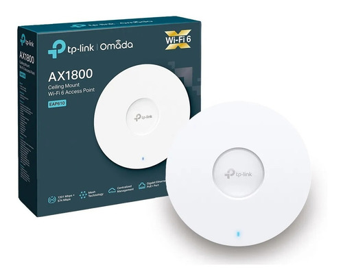 Roteador Access Point Tp-link Eap610 Mesh Poe Ax1800 Omada