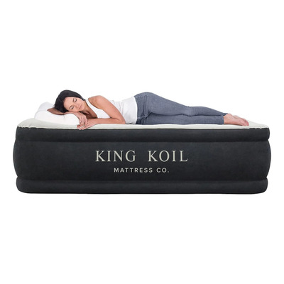 Cama Inflable King Koil Luxury: Inflado Rápido - Tamaño Twin | Meses sin interés