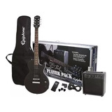 EpiPhone Les Paul Pack Ebo Guitarra Eléctrica Amplificador