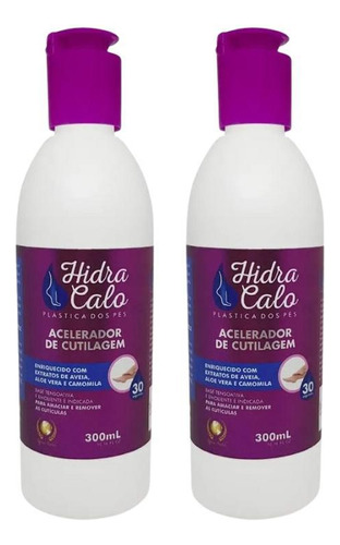 Hidracalo Acelerador De Cutilagem 300ml - Kit Com 2un