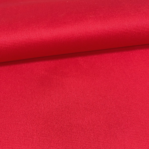 Tecido Suede Veludo Liso Vermelho 24m X 1,40m Almofada