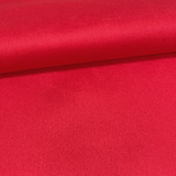 Tecido Suede Veludo Liso Vermelho 24m X 1,40m Almofada