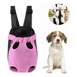 Mochila Cangurera Transportadora Perros,gatos,mascotas,rosa