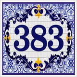 Azulejo Portugues Numero Residencia 20x20 Cm