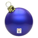 Bolas Esferas Navideñas 7cm Para Personalizar Azul Pack X50