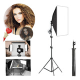 Kit Iluminação Studio Light Softbox + Tripé Led Profissional