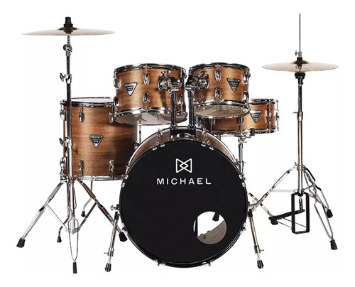 Bateria Acústica Michael Trinity Dmt320 Msp Bumbo 20