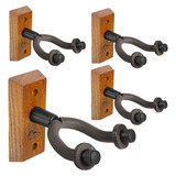  Paquete De 4 Soportes De Pared Para Guitarra, Colgador...