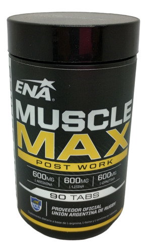 Muscle Max X 90 Tabs. - Ena Sport - Ganador De Peso 