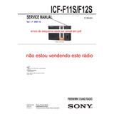 Esquema Radio Sony Icf F12s Icff12s Icf F12 Em Pdf  