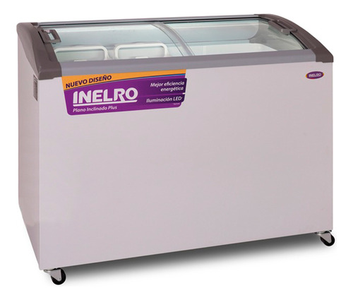 Freezer Inelro Fih-350 Pi Plus 279l Doble Tapa De Vidrio Pre