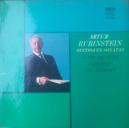 Beethoven Artur Rubinstein Sonatas 8 - 14 - 26 Vinilo