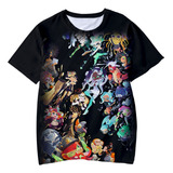 Playera Infantil Con Estampado 3d De Anime Splatoon 3 Tennis