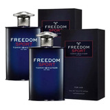 Paquete Tommy Freedom Sport 100ml Caballero Original 2 Pzas