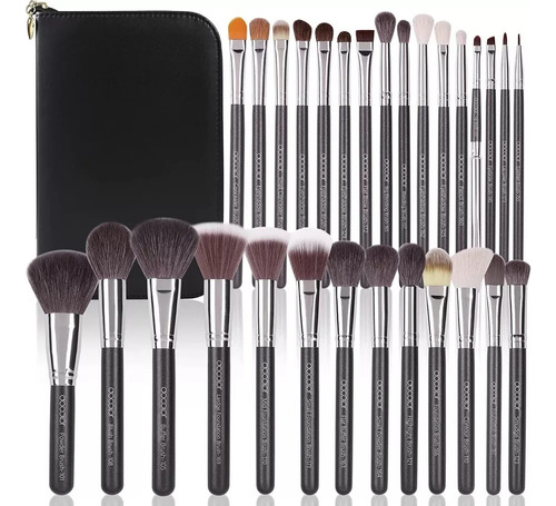 Set De Brochas De Maquillaje Profesional Con Bolsa, 29piezas