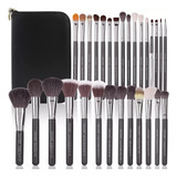 Set De Brochas De Maquillaje Profesional Con Bolsa, 29piezas