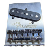 Puente Fender Telecaster En Acero Inoxidable 6 Silletas