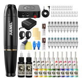 Kit Para Tatuar Profesional Máquina Juemel C/22 Tintas