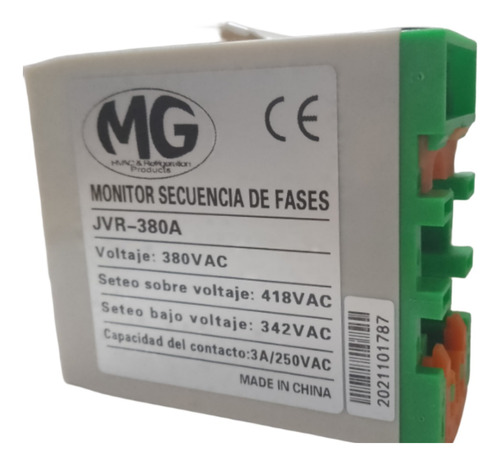 Monitor De Fases 380vca Protector Sobre/bajo Voltaje 