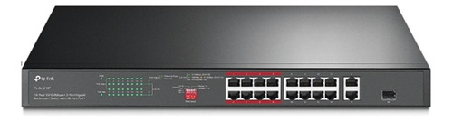 Switch Tp-link Tl-sl1218p 16 Portas Poe + 2 Gigabit 