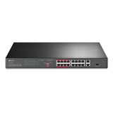 Switch With 16 Port Poe Port 10 100mbps 2 Port Rack Tp Link