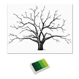 2xcasamento Impressão Digital Árvore Pintura A Dedo Livro