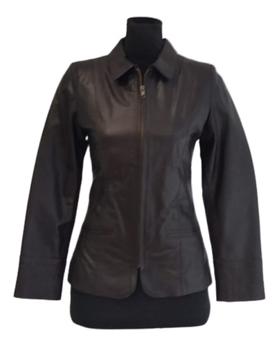 Campera Cuero Dama Modelo China Envíos Fábrica Guns Leather 