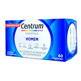 Vitamina Centrum Homem De A A Zinco 60 Comprimidos Original