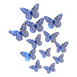 Adhesivo De Pared Con Forma De Mariposa Para Pared, 12 Unida