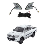 Kit Faro Auxiliar Led Drl Toyota Hilux 2012 2013 2014 2015