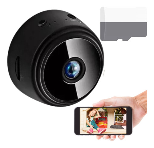 Kit Camera Espia Full Hd App V380 Wifi Cartão Sd 32gb