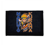 Billetera Nylon Naruto Kurama 2 Anime Cierre Velcro Unisex