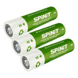 Pila Bateria Spinit Recargable 18650 Linternas X 3 U