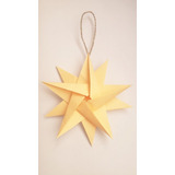 Estrella Navideña De Origami 12,5 X 12,5 Cm